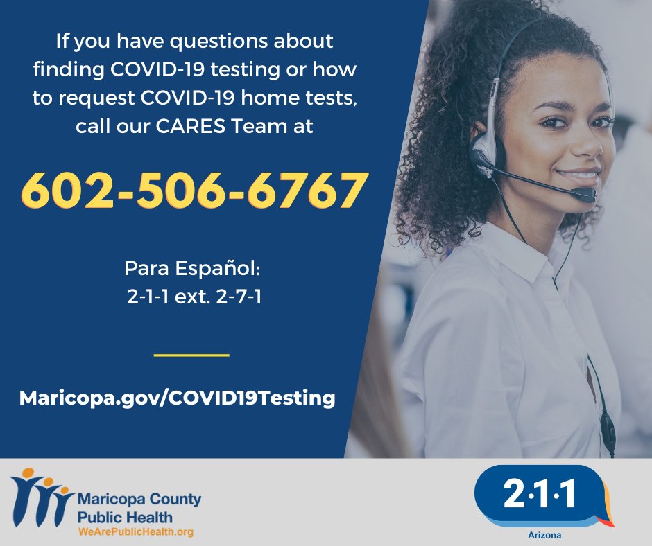 Maricopa County Public Health on Twitter "Free COVID19 home test kits