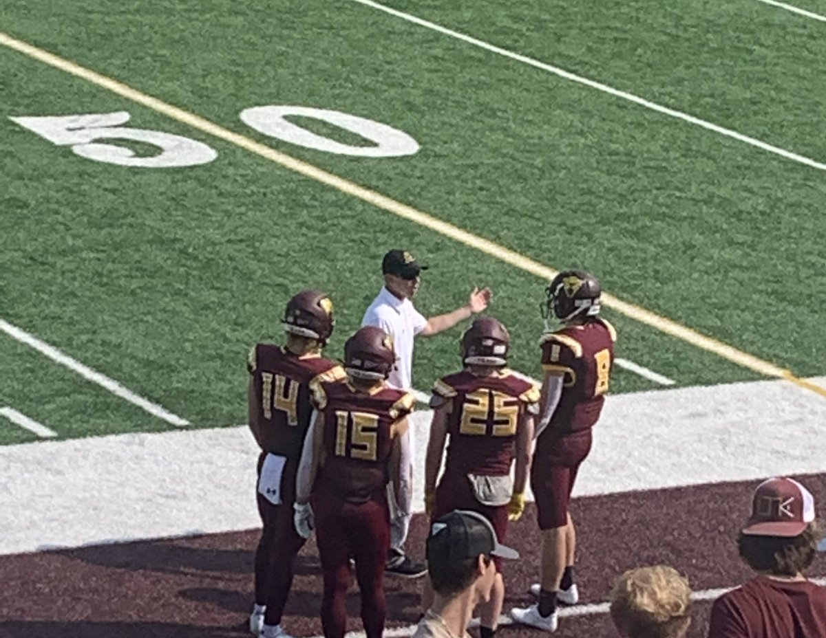 CoachHGlenn's tweet photo. Loving the guys you work with is what it’s all about! Can’t wait to see the guys back on campus this week! @UMMFootball @UMMCougars #RollCougs https://t.co/PGOmy7MRzl
