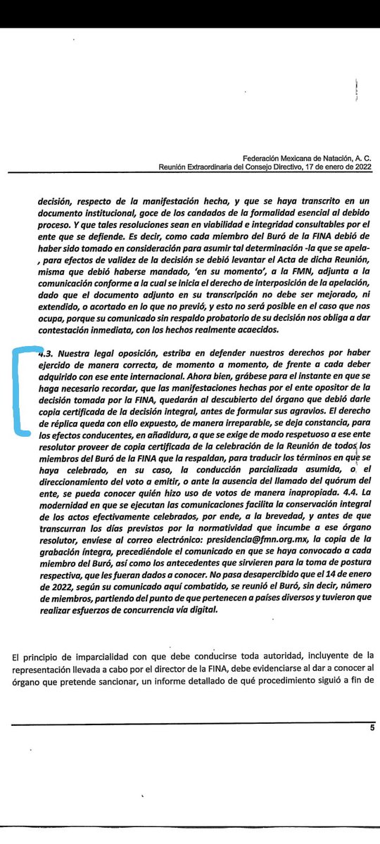 Respuesta de Kiril Todorov, presidente de la <a href="/FemexNatacion/">F.MexicanadeNatacion</a>, a las declaraciones de @fina1908. Ustedes consideran que la FMN ha hecho un buen trabajo?