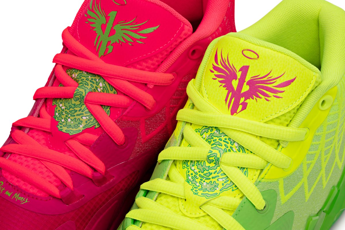 PUMA lançou uns ténis inspirados em 'Rick and Morty' com a assinatura de LaMelo Ball 🔥