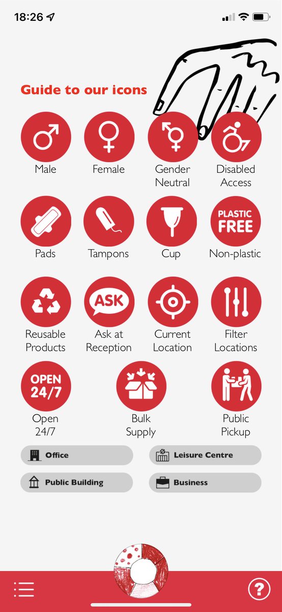 ErinWaldie5's tweet photo. EVERYONE STOP WHAT THEYRE DOING. the scottish government have released a new app in which you can find free period products!! it includes if the place is accessible and what sort of products they have!! https://t.co/uaQcBk0QL1