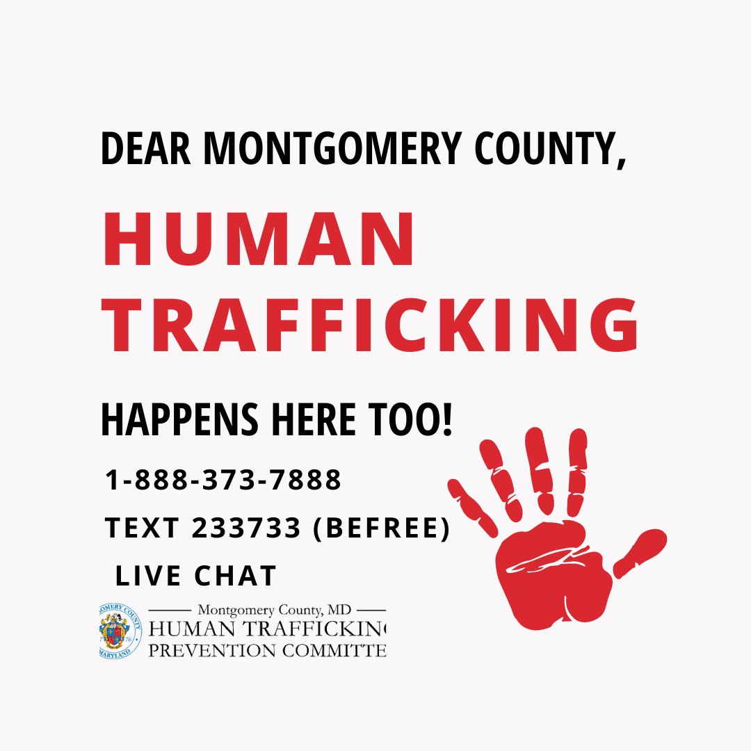 For Montgomery County Human Trafficking resources, check out our  2021 Resource Directory!  Link in bio.
 
2021-Resource-Directory.pdf (montgomerycountymd.gov)