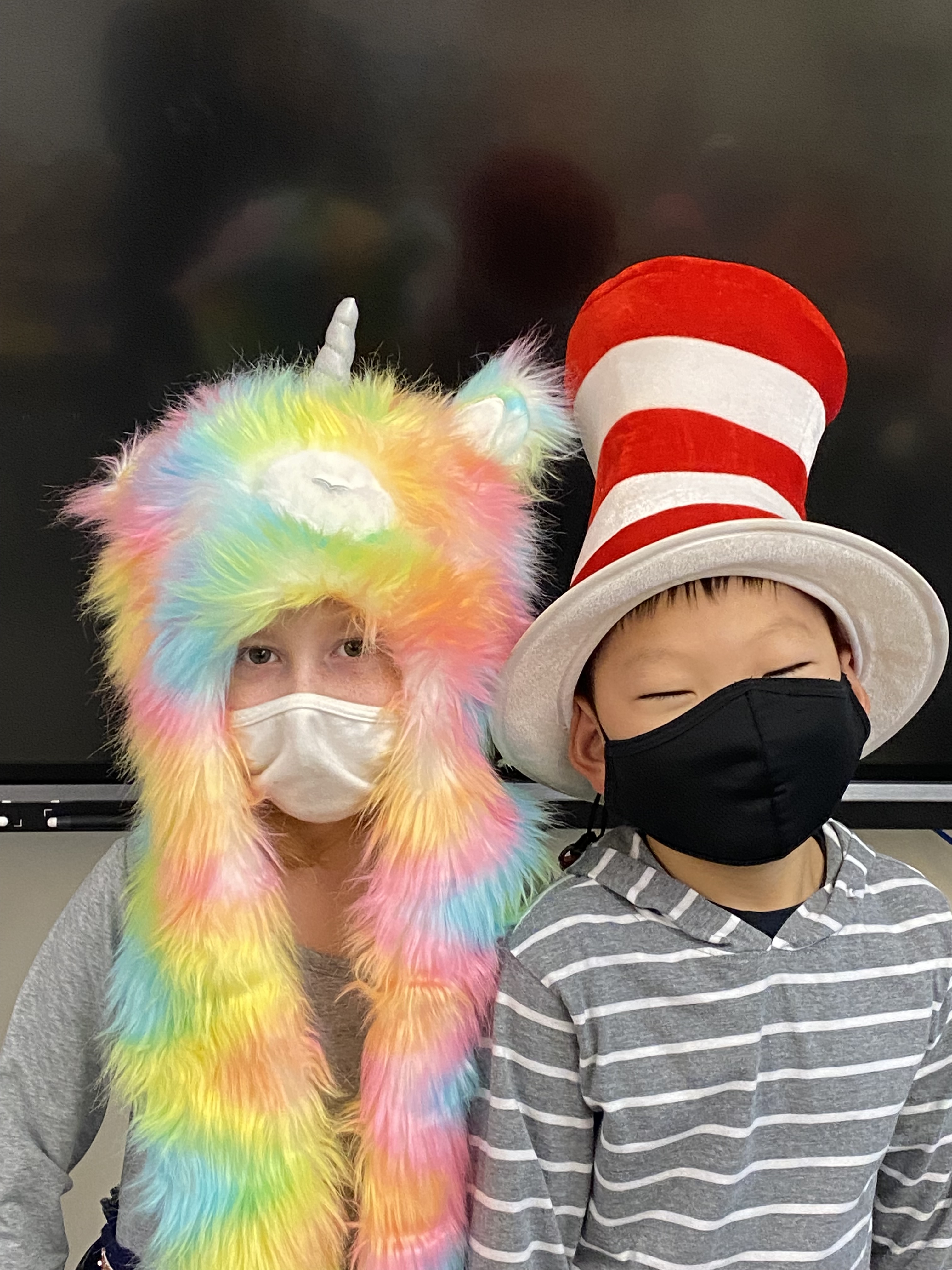 students in hats