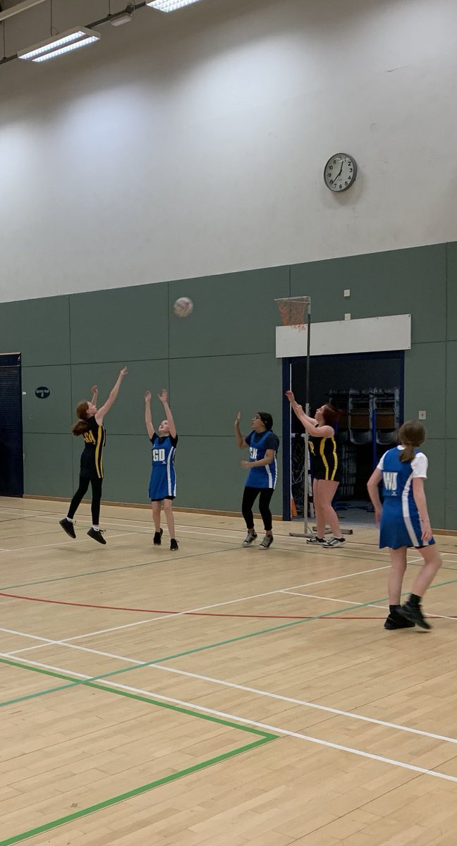 Great effort from our S1 girls netball team tonight. You were amazing and we were very proud of you all🤩 🤩 Congratulations to  <a href="/Holyrood_PE/">Holyrood PE Dept</a> winning 7-3.