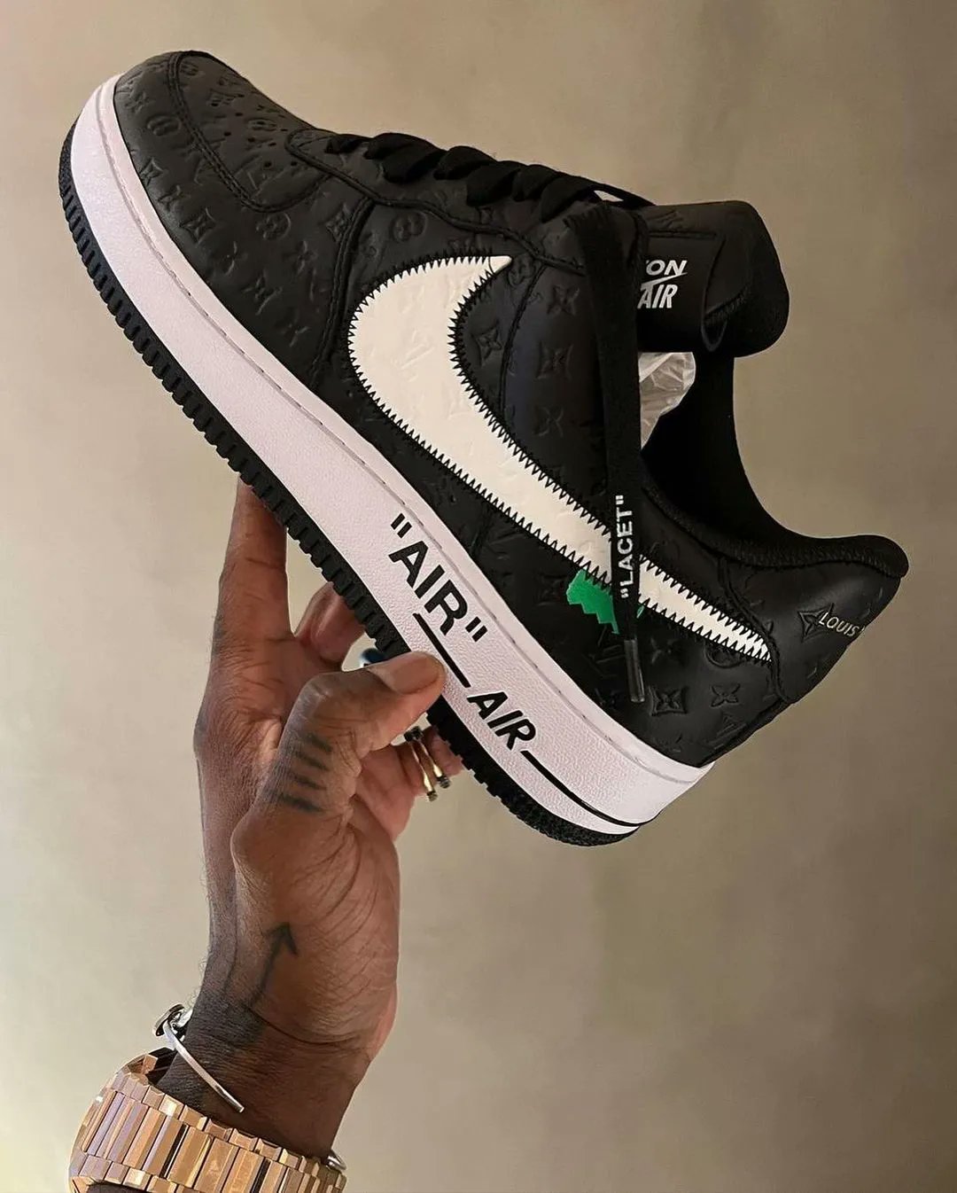 Nike Air Force 1 x Louis Vuitton Black – Mad Kicks