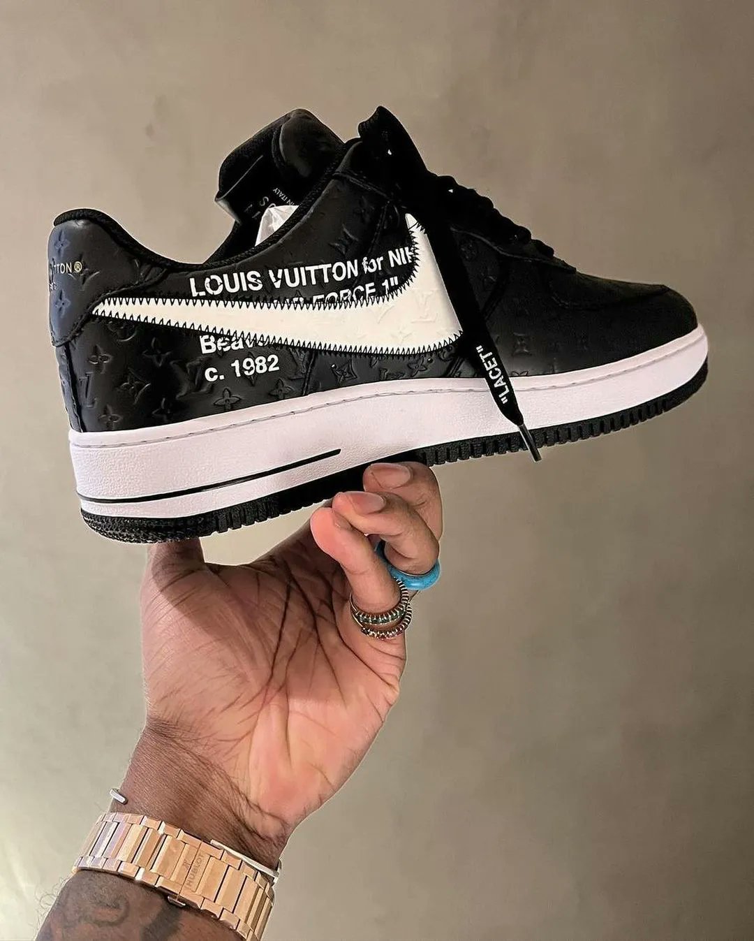 Nike Air Force 1 x Louis Vuitton Black – Mad Kicks