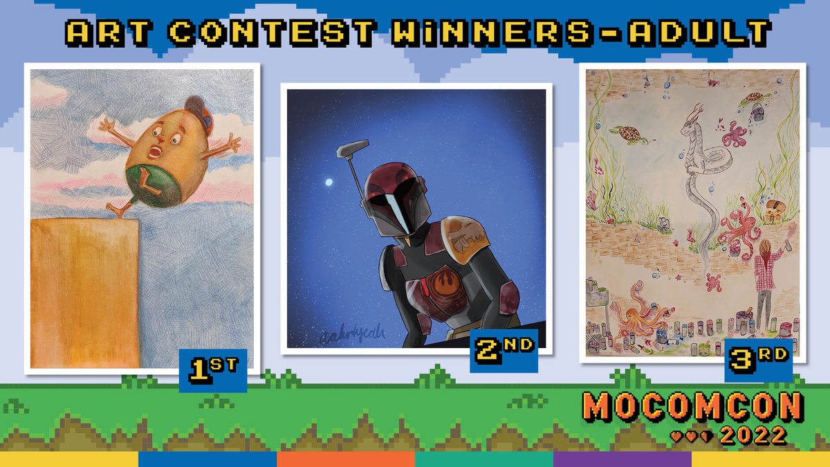 MCPL_Libraries's tweet photo. Meet our #MoComCon 2022 art &amp; essay contest winners! Check the top two posts on the MCPL blog at https://t.co/9G28fBAXVY to see and read! Thank you to all who entered this year! #comiccon https://t.co/lM5RyOMUzm