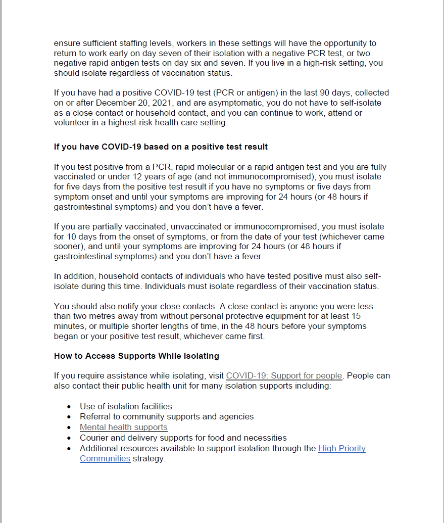 HPEschools's tweet photo. Stephen Lecce, Minister of Education, and Dr. Keiran Moore, Ontario’s Chief Medical Officer of Health, issued a letter yesterday to families of Ontario students about the return to in-person learning and actions being taken to combat the spread of the COVID-19 Omicron variant. https://t.co/RPCQkkuvax