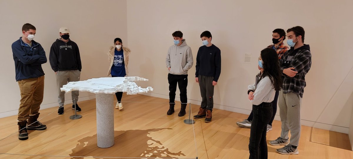 growingwisdom's tweet photo. It's the annual trip to the @ColbyMuseum to think about art, climate, weather. And connections. #Janplan https://t.co/TEuFibnswx