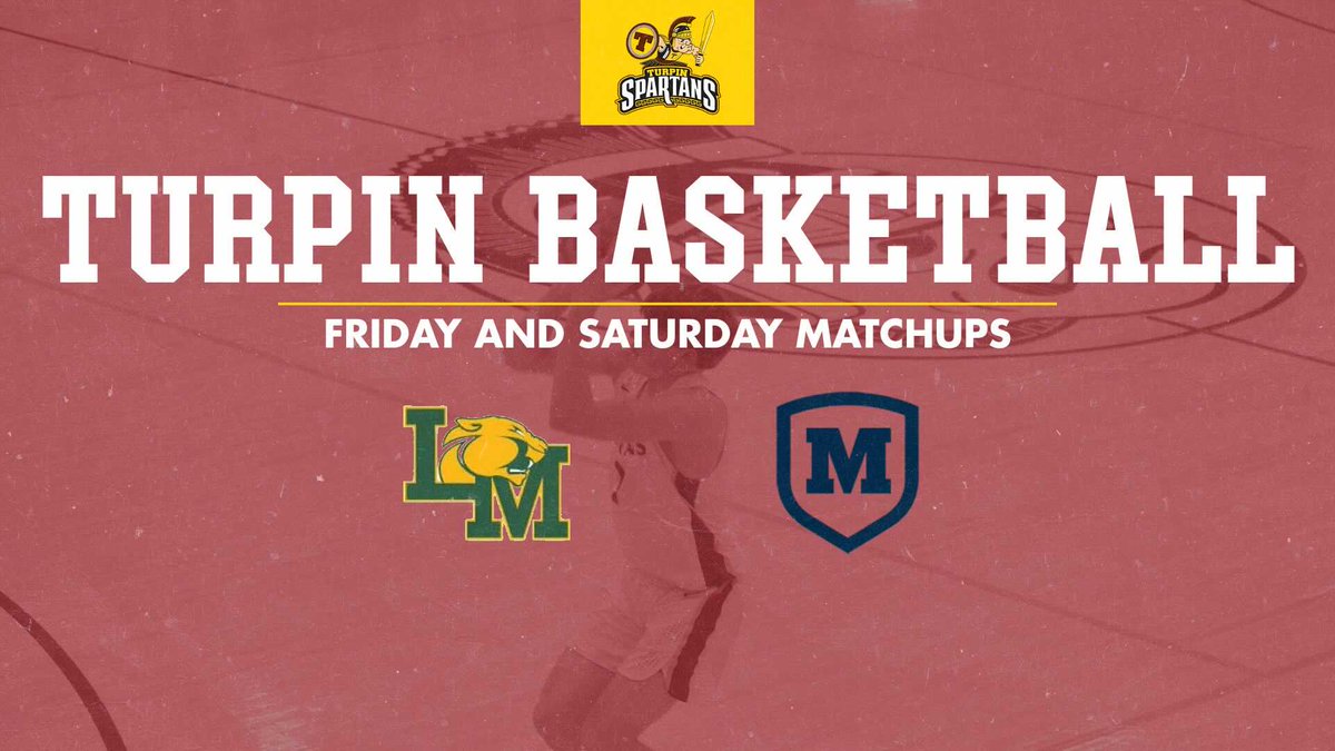 Turpin Basketball Weekend 

Little Miami 
Time: 7:30 PM
Klinger Court

⁦<a href="/Moeller/">.</a>
⁩Time: 2:00 PM
Moeller High School

We need a packed, crazy crowd at Klinger Friday night and then bringing our hectic environment to Moeller Saturday afternoon!!