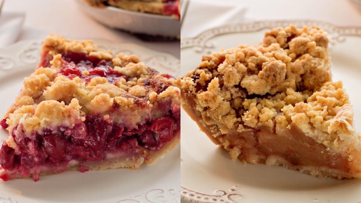 Our two bestsellers! Which tasty flavor will you be going with today?! 🍒🥧🍎