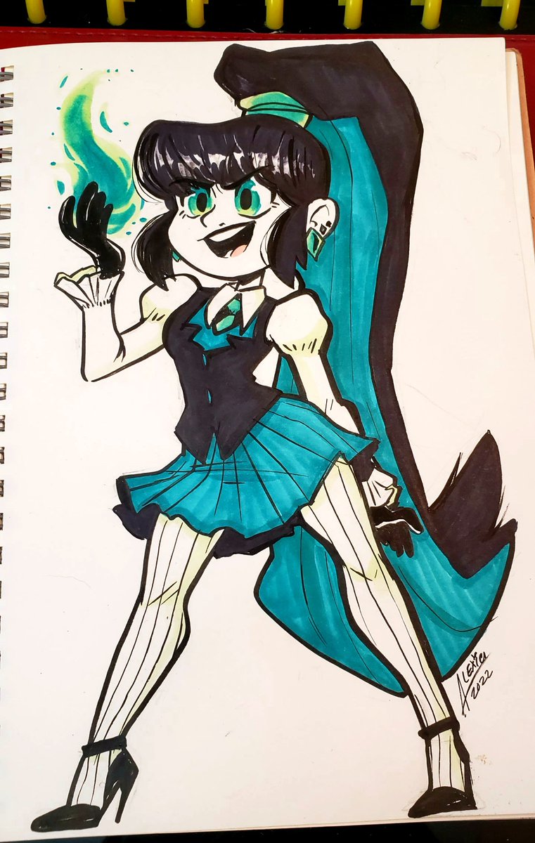 LovelySundaes's tweet photo. Dusted off the ol' markers https://t.co/HHi5i67Pki