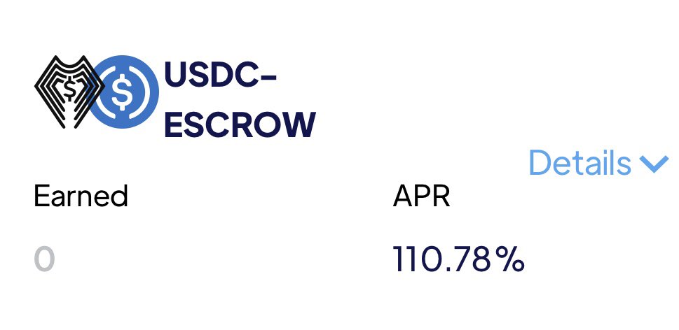 Last update to the $ESCROW WingSwap #APR!
⬆️⬆️

Don´t forget to buy your #token only on:
<a href="/QuickswapDEX/">QuickSwap 🐲 DragonFi 2.0</a>
<a href="/WingSwapFTM/">WingSwap</a>

app.wingswap.io/farms

#NoMoreScams #Crypto #DeFi #NFTs #IDO