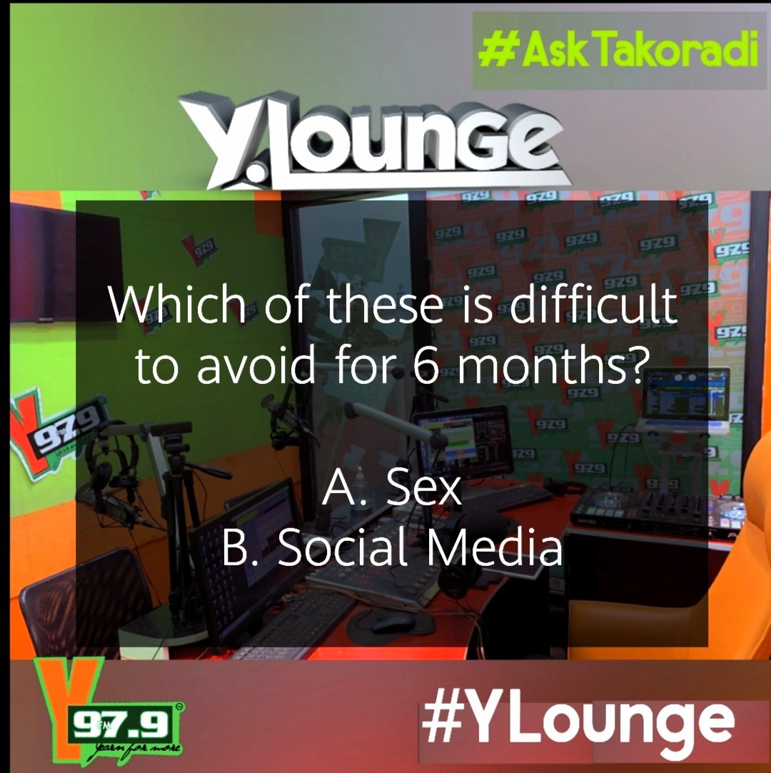 Y979FM's tweet photo. Grab your cocktail🍹 and let's get talking on #YLounge w/ @TjDj233 

Comment using #YLounge
#AfconHub2021 #AFCONonY https://t.co/5g79teYNV9