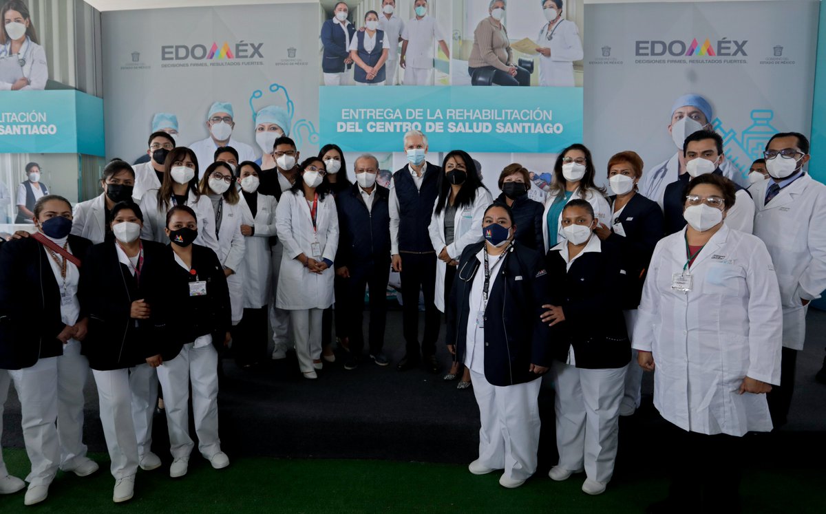 Todo nuestro reconocimiento al trabajo y el compromiso del personal del sector salud del #Edoméx que nos ha apoyado durante la pandemia.