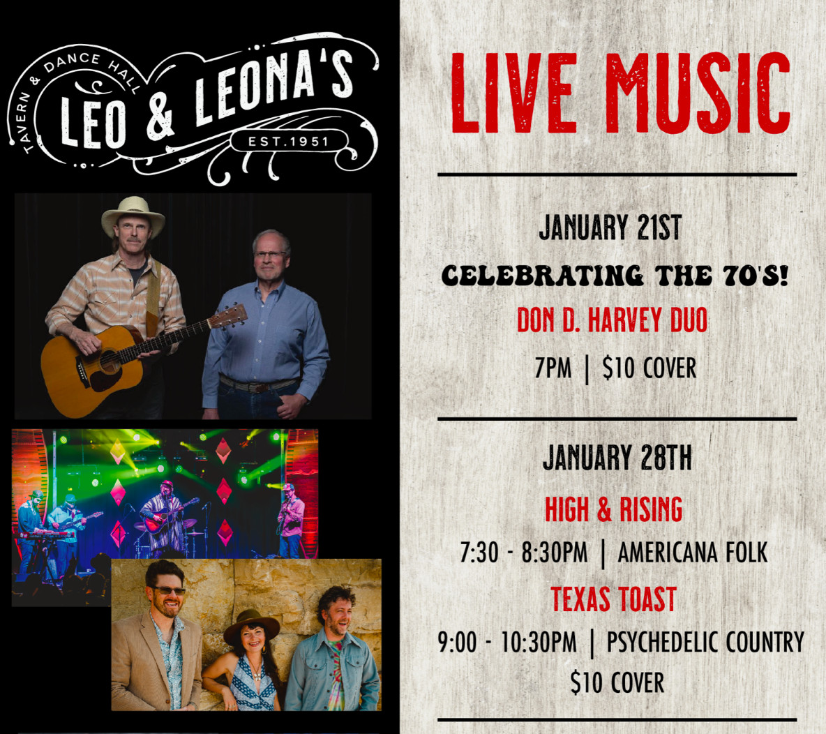 PearlStreetBrew's tweet photo. A few upcoming shows at Leo & Leona's! Grab a D.T.B. Brown Ale or Linalool IPA and enjoy the show!
#livemusic #partywithpsb #craftbeer #drinklocal https://t.co/62AuxGeLbg