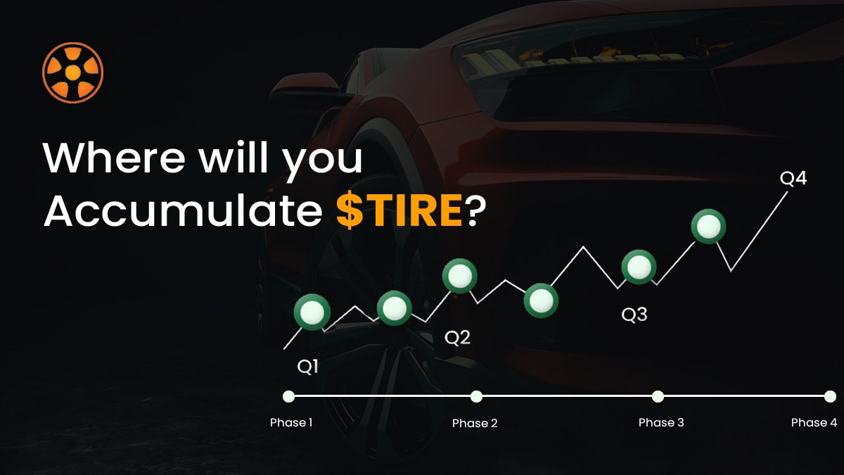 The earlier you get in, the more beneficial it will be.
Visit our website to learn more in detail: soltires.com
Follow us to stay updated.

#Crypto #SolTires #Solana #PlayToEarn #TIRE #TIRECOIN #SolTiresCars #SolTiresRacing