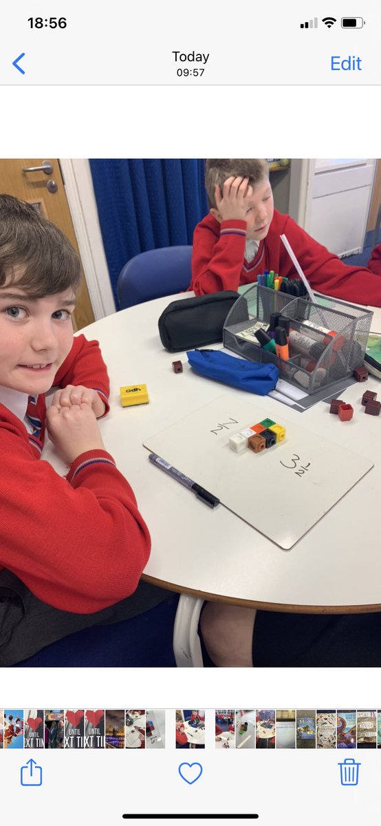 ysgolbrynhedydd's tweet photo. #YBH6CJ have been using concrete methods in Maths to convert improper fractions into mixed number fractions. #mathstoolbox #WRM https://t.co/0mUqT5FZP5