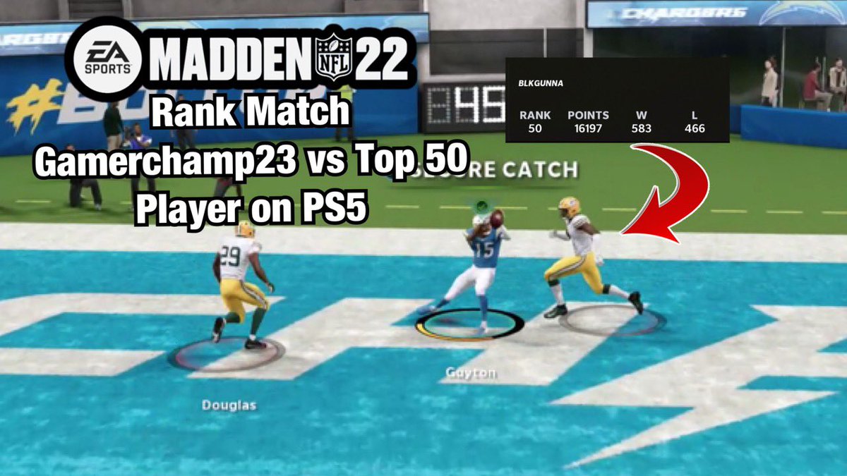 Gamerchampion23's tweet photo. #Madden22 Regs vs Top 50 player on #PS5 #easports #MaddenNextGen #MaddenNFL22
Link: https://t.co/pgNWXKJgpx https://t.co/2pM8uFVq6i