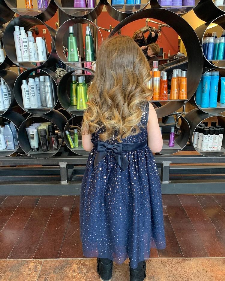 StudioSalonARL's tweet photo. A client of Shirin's recently visited her for a haircut on her 3rd birthday. Thank you for allowing us to celebrate with you! https://t.co/u4TZkpxoBO