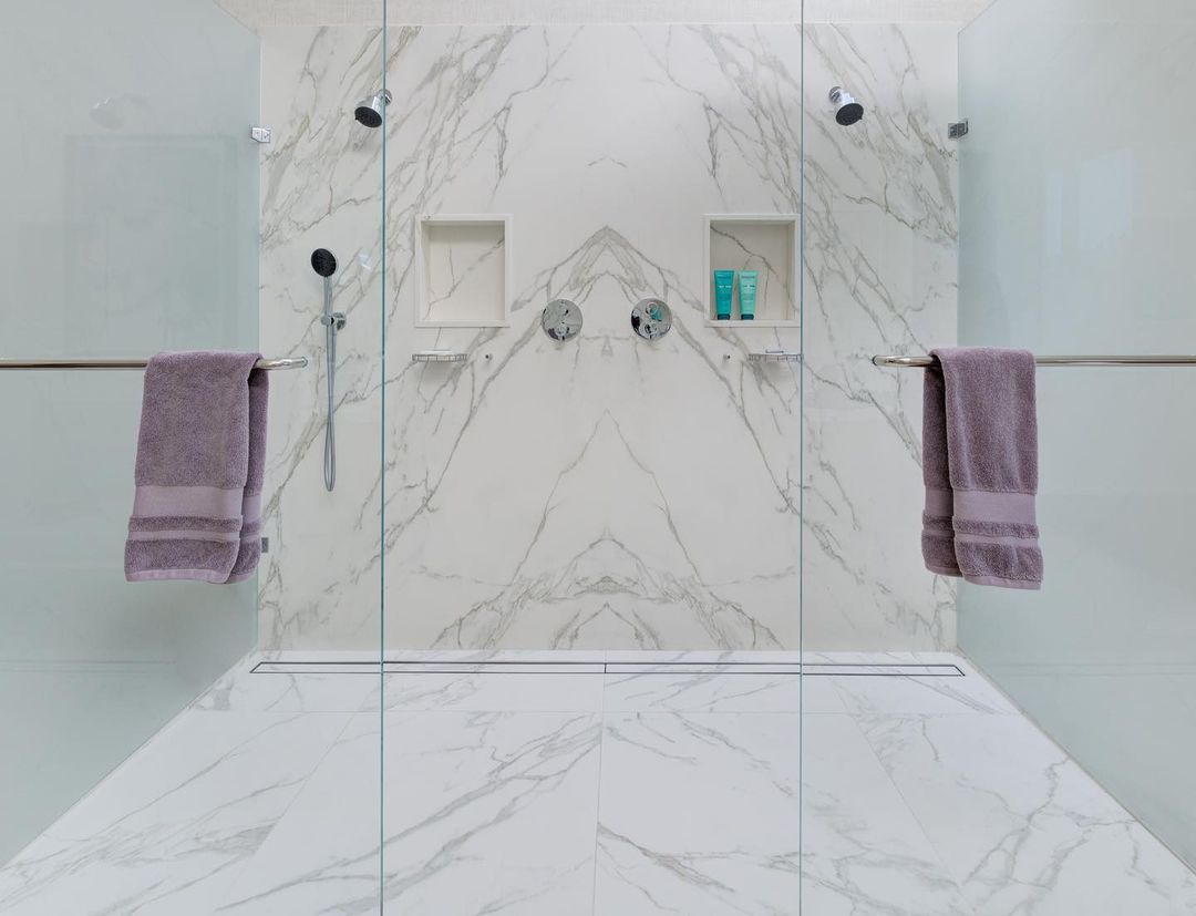 Stacy__Garcia's tweet photo. Gorgeous! RT @InfinityDrain: A1. We love the glamour and grandeur of these tranquil #InfinityDrain bathrooms and of course the divine #TileStyle !
What do you think?
#KBTribeChat https://t.co/NWbGuOWCIQ