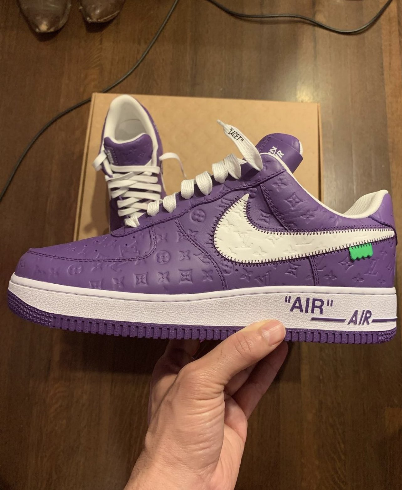 X \ KicksOnFire على X: Thoughts on these AF1 x Louis Vuitton Purple  F&F ? 💜