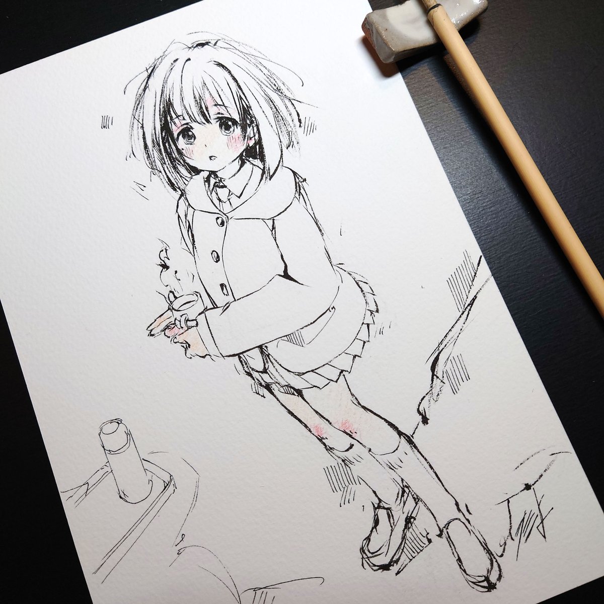 「#スーパーカブ ひさしぶりです。 」|フミよのイラスト