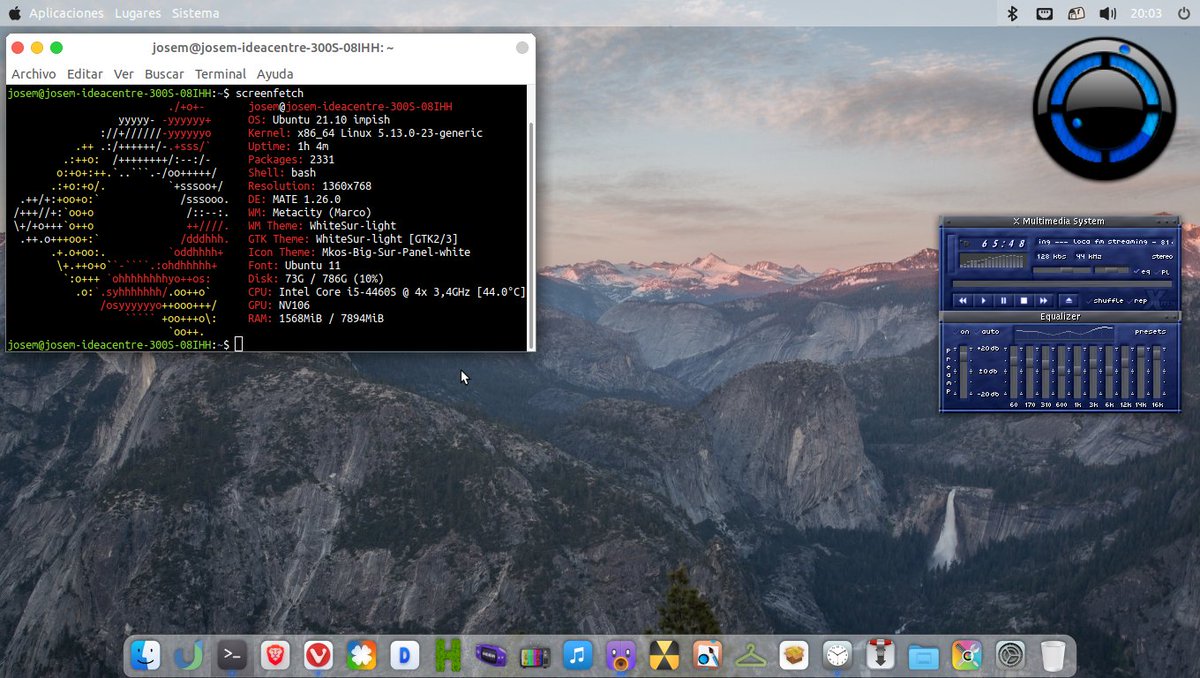 jmpsosa79's tweet photo. Ubuntu Mate 21.10 #Ubuntu #MateDesktop #Linux #opensource 🕹️🖱️🖥️ https://t.co/gtou5r6t6b