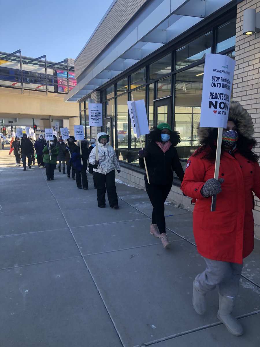 Shaun Laden (@shaunladen) on Twitter photo Impressive turnout in -22 for an <a href="/AFSCMEMN5/">AFSCME Council 5</a> info picket at Hennepin County Service Center. Equal pay for equal work and no union busting. These a fair asks and it shouldn’t be this hard. Solidarity from @MFT59! Get it together, Commissioners! Impressive turnout in -22 for an <a href="/AFSCMEMN5/">AFSCME Council 5</a> info picket at Hennepin County Service Center. Equal pay for equal work and no union busting. These a fair asks and it shouldn’t be this hard. Solidarity from @MFT59! Get it together, Commissioners!