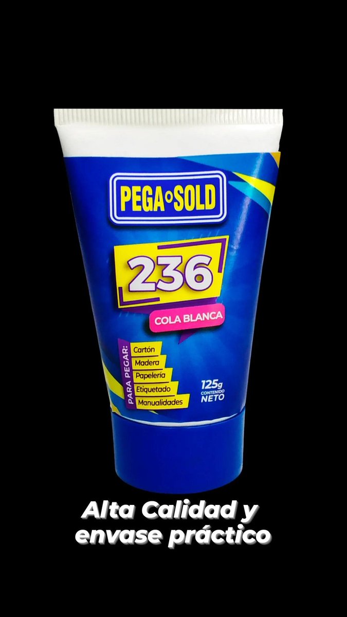 Pegasold's tweet photo. La presentación mas práctica del mercado para cola blanca de alta calidad para esos pequeños trabajos con madera, carton, papel y manualidades
Pegasold 236 de 125 gr pidela a tu distribuidor ferretero o en ferreteria de confianza
#pegasold #calidad #hechoenvenezuela #colablanca https://t.co/i2btXxfpFQ