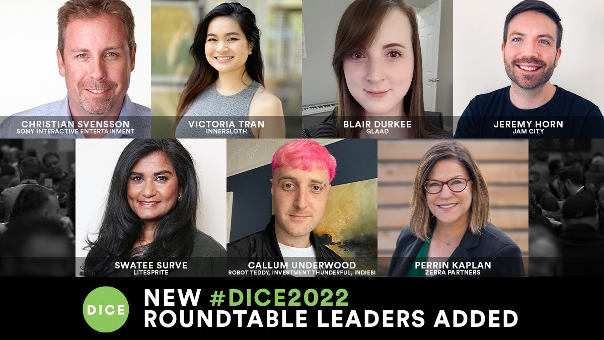 Official_AIAS's tweet photo. Seven new roundtable leaders will be joining us at #DICE2022 as they share their thoughts on our conference theme, 'Better Together' and exploring where games are headed! Learn about their topics and register to participate at: https://t.co/FtUVgcKNh5
@BlairDurkee @ThatJeremyHorn https://t.co/yDkp56wRgk