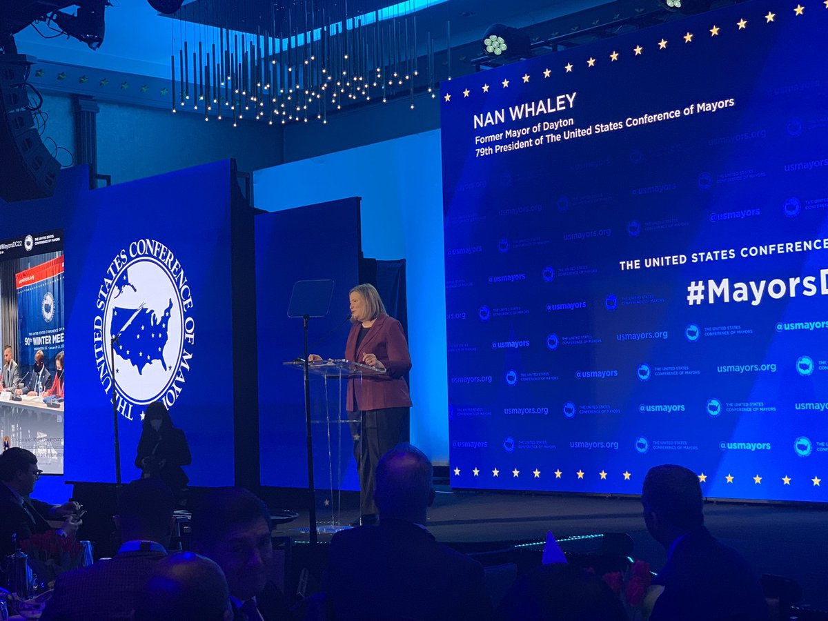 assaffrances's tweet photo. The incredible Mayor and recent president of @usmayors @nanwhaley. An honor to work with your team at @cityofdayton @Zencityio https://t.co/B7WbCv84Au