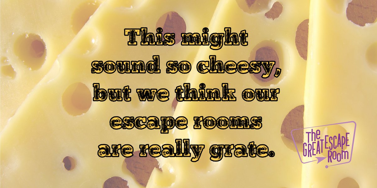 tgerpf's tweet photo. Make your day Gouda by booking an escape experience now! 

#tgerpf #escaperoom #pigeonforge #thingstodoinpigeonforge #gouda #gatlinburg https://t.co/KhnYaMXn5k