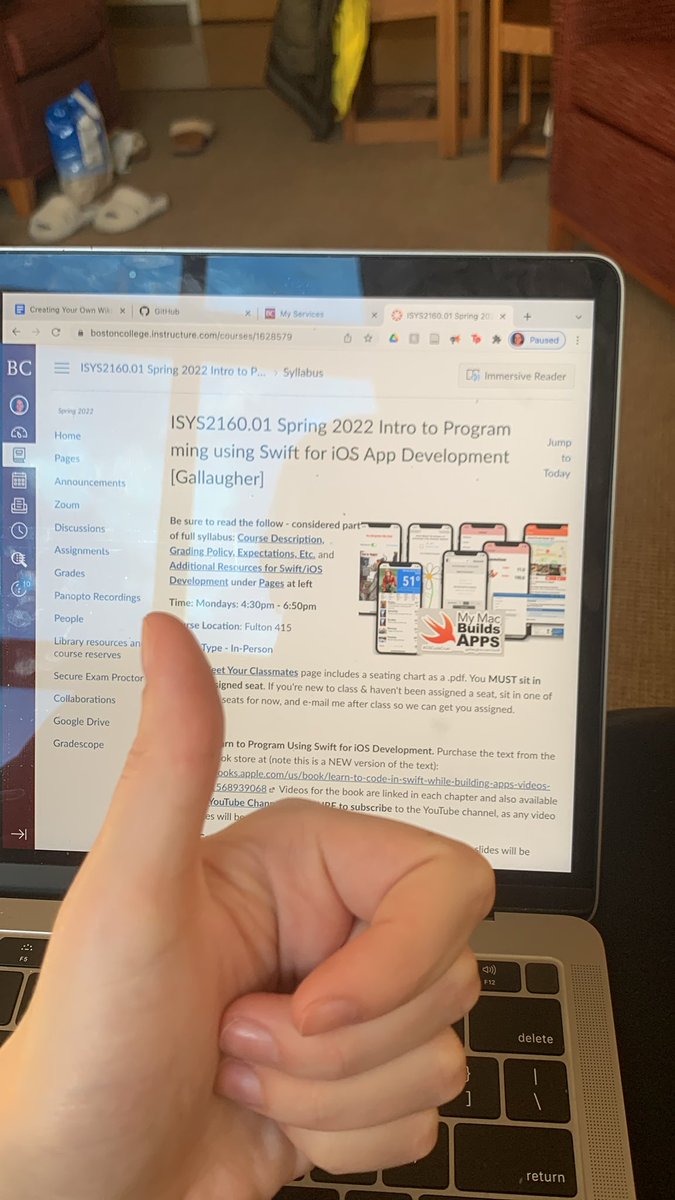 bayreutk's tweet photo. Finally taking the steps towards learning to build apps! #BCSwift #iOSCodeCrush https://t.co/guzsKwQlE0