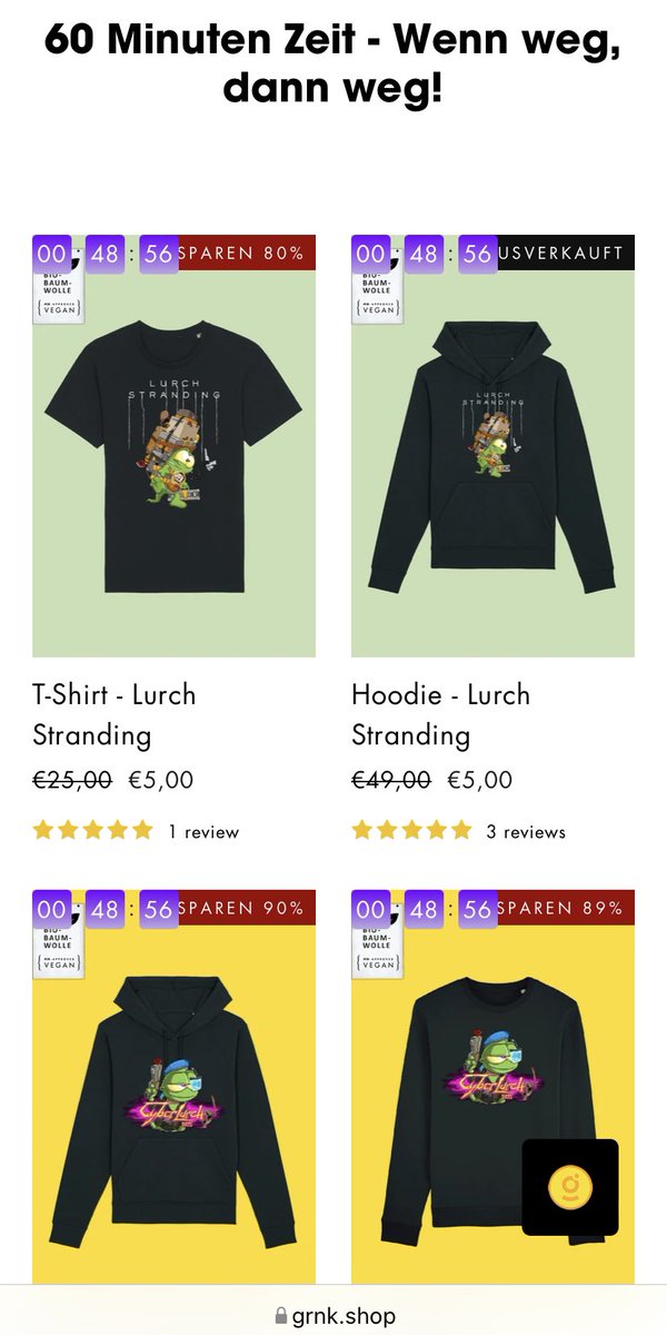 JessicaWbr19's tweet photo. Gönnt euch!🥰🦎🖤
#GronkhShop #GrnkShop #lurchstranding #cyberluch #Cyberpunk2077 #DeathStranding https://t.co/y0gjkrunJu