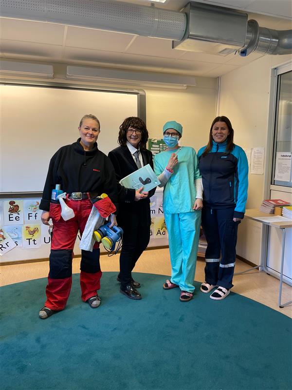 #SYV tema på #lågstadiet, lärarna inleder med att inspirera eleverna att bli nyfikna på olika yrken 👌 #lärare #freinetpedagogik #mimer #ideburenskola