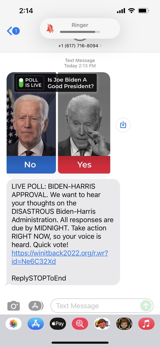 snros's tweet photo. Not trying to influence my response at all, right? https://t.co/Rh6GIjNbkt