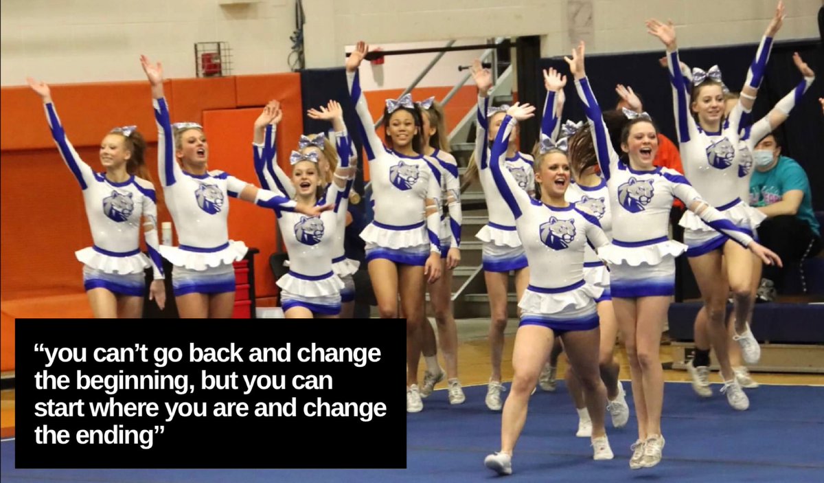 vhhscheer1's tweet photo. “You can’t go back and change the beginning, but you can start where you are and change the ending” 
@VHHSAth https://t.co/Rrj9h0fBfg