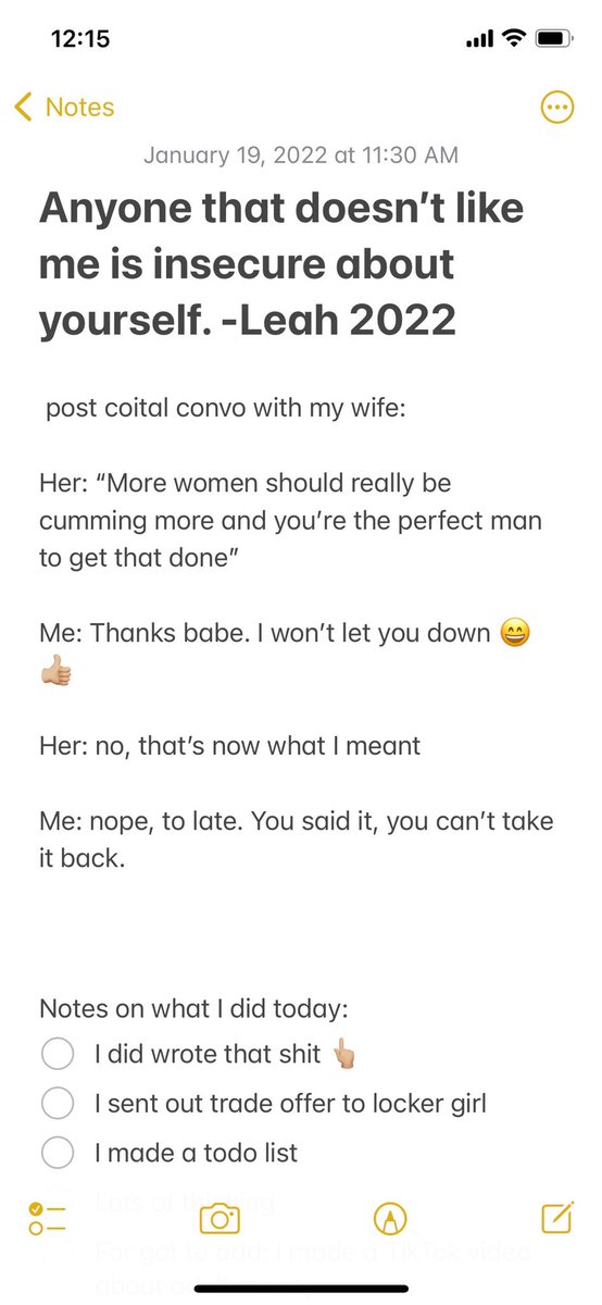 Wooshi666's tweet photo. I wrote out this convo I had with my wife last night. https://t.co/RVygCYZVgq