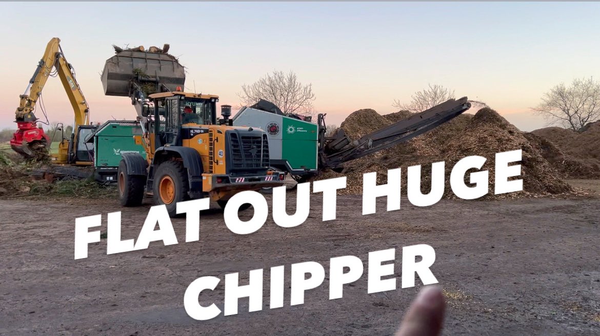 Day668 #OLLYBLOGS HUGE WOOD CHIPPER IS WORKING TODAY &amp; DYSLEXIA IS A GIFT  #AnswerAsAPercent youtu.be/OgzB8g1fp-4