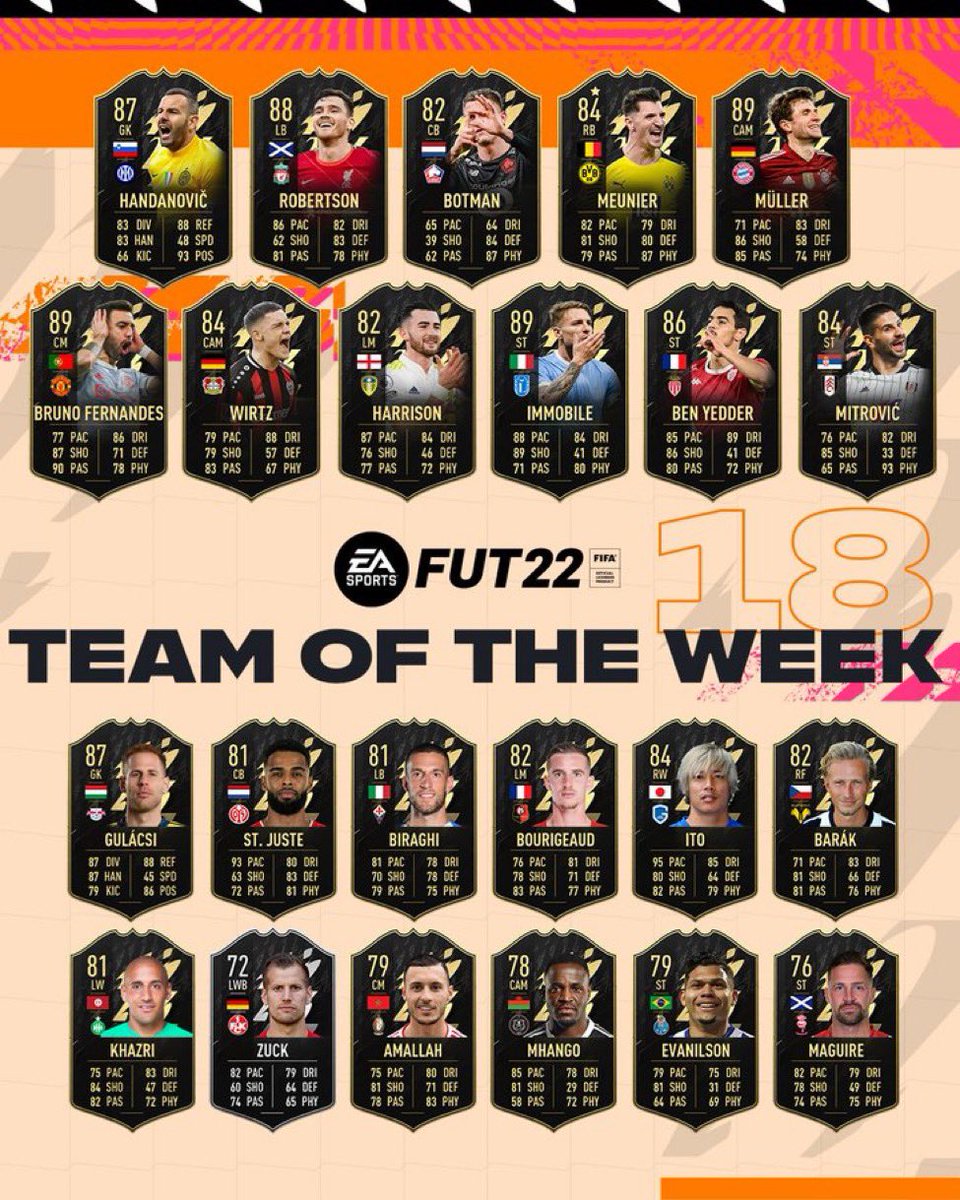 Venom_RTX88's tweet photo. Who you looking to pack this week? 
Might also give us more of an idea of who will be in TOTY?
#TOTY #FIFA22 #FUT22 https://t.co/0wOeB0Slvq