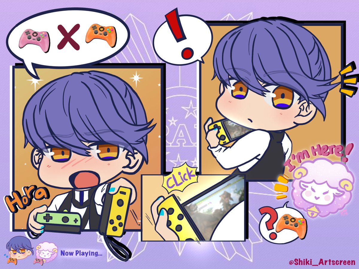 Shiki_Artscreen's tweet photo. ใ Donโt just stand there, take the controller ! Iโm starting the game .ใ
ใใฃ็ซใฃใฆใชใใงๆฉใใฌใขใณใณๅใฃใฆ! ใฒใผใ ็ถใใใใใ
#obeyme #obeymeleviathan #leviathan #sheepmc #ใในใใฟใผใ๏ผใในใใฟใผๅฅฝใใใใจ็นใใใใ ๏ผ็พMC https://t.co/grqxduH7s0