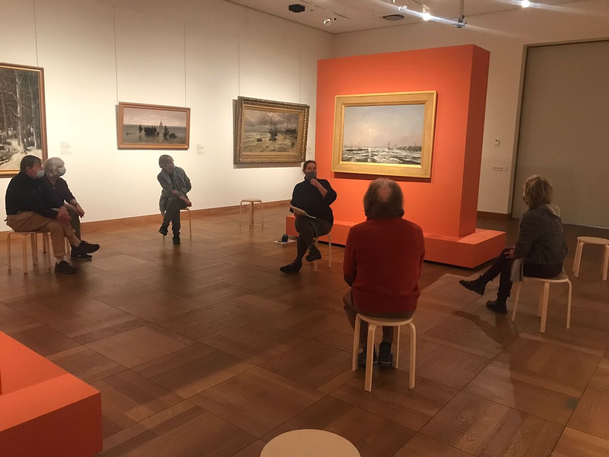 PanoramaMesdag's tweet photo. BOOST YOUR MIND was een geslaagde,inspirerende,harmonieuze middag.Met filosofische kunstgesprekken, mindfull kunstkijken, warm bezoek van cultuurwethouder @RvanAsten en er werd harmonieus gehandhaafd.
#opencultuur
#openmusea
#Museumgym
#theaterkapsalon
https://t.co/ASm39VEJ2q https://t.co/UBCBHNyRB4