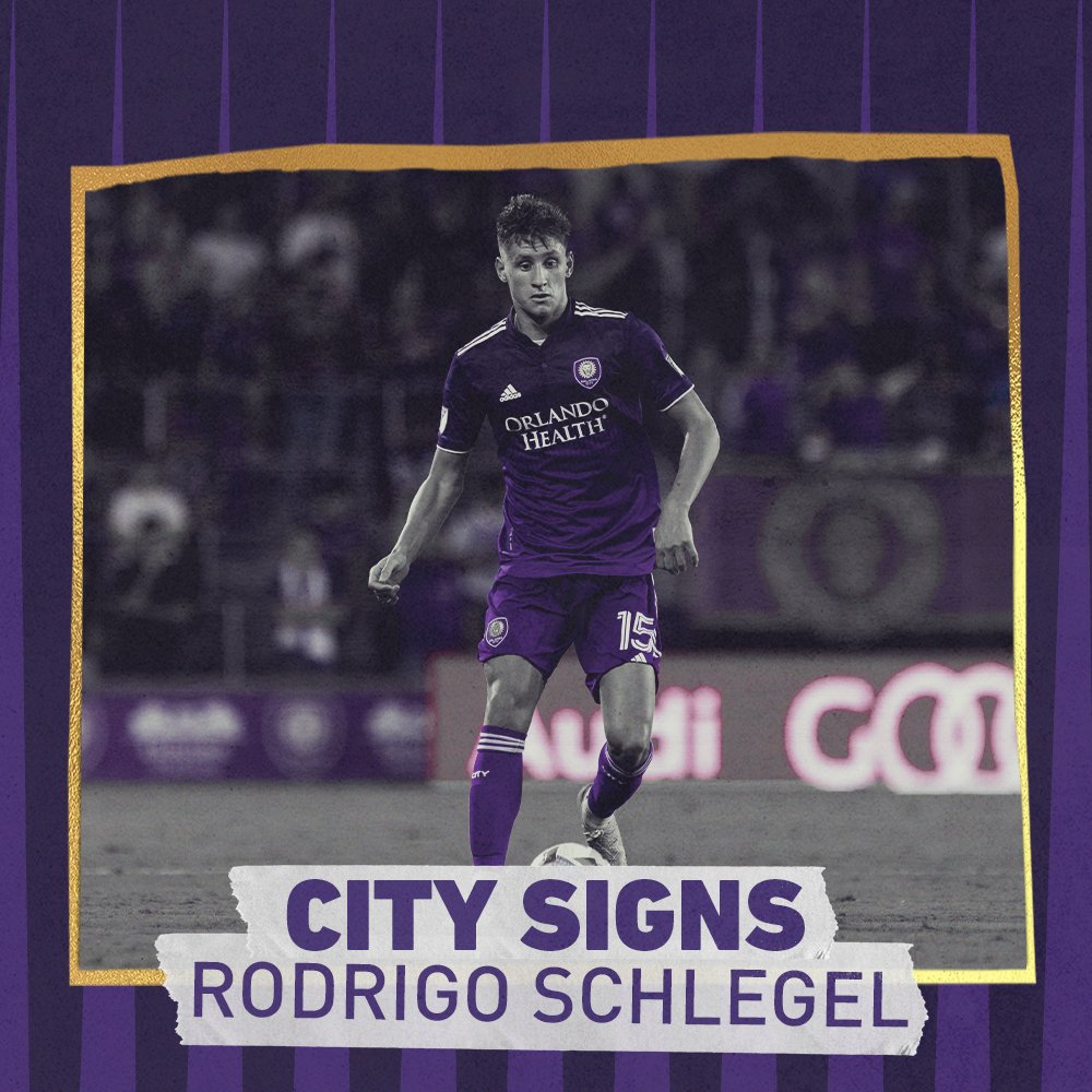 OrlandoCitySC's tweet photo. NEWS: #OrlandoCity signs defender Rodrigo Schlegel to new contract.

More Details ✍️ https://t.co/AJeme9b2n8

#VamosOrlando https://t.co/abMlufB8Vo