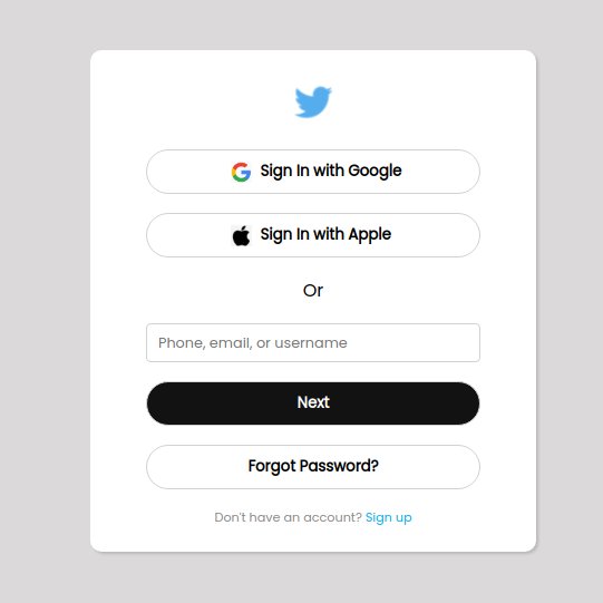 codewithtee's tweet photo. Twitter Login Form -Pure CSS https://t.co/EzdDDpIuig via @CodePen 

#100DaysOfCode #FrontEnd #webdevelopers #HTNL #CSS #WomenWhoCode #CodeNewbies https://t.co/v2Z9DwvgOt