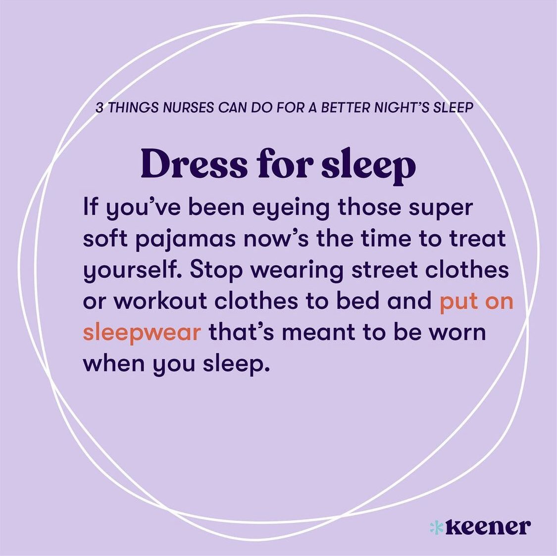 SLEEP BETTER. Possibly the most crucial advice we’ve given on this platform. Tag a #nurse who needs a nap.