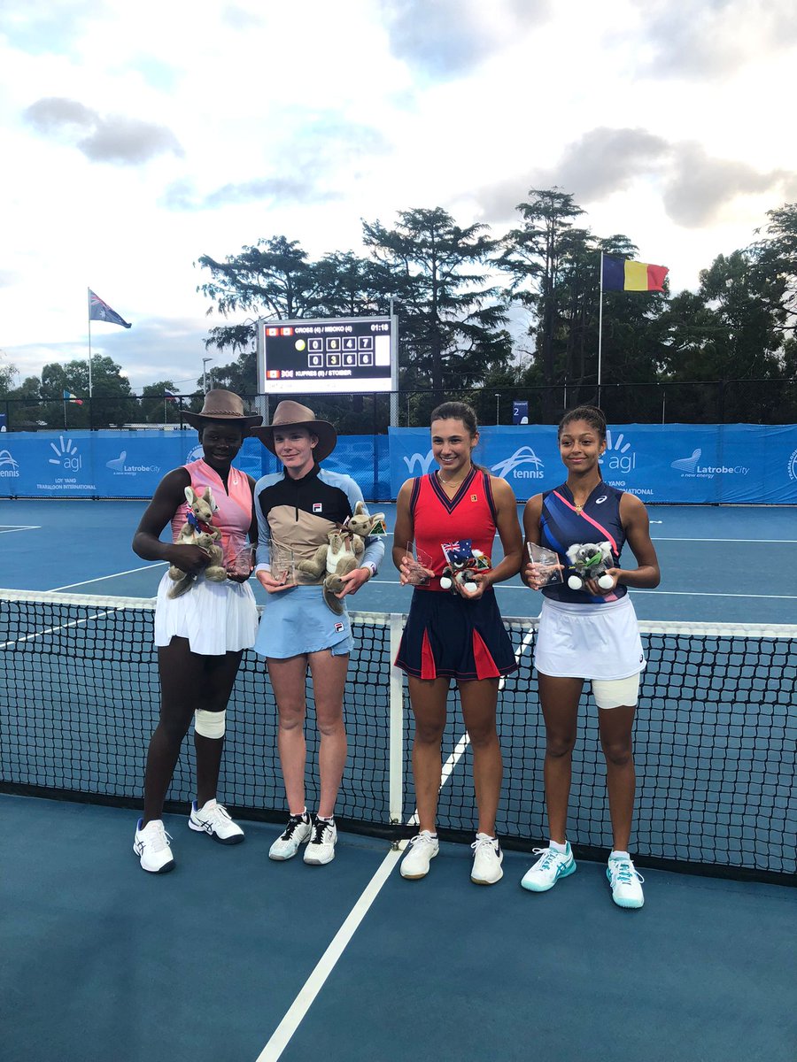 Well done to Ranah in making it to the doubles final in J1 in Traralgon, Australia! Amazing!! #TeamLUNTA #tennistournament