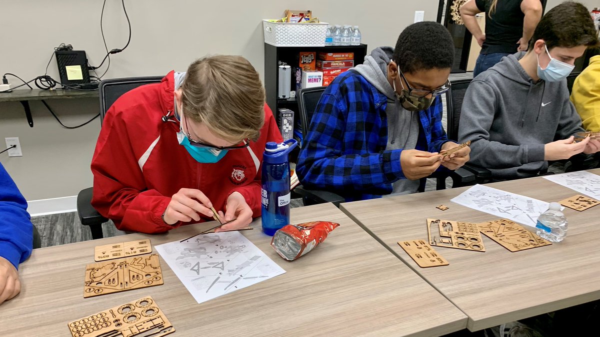 FishersIN's tweet photo. Today, the #FishersIN Mayor's Youth Academy explored the @FishersMPG, created & launched their own catapults, and helped brainstorm new @FishersParks events to engage the community. @ScottFadness #EngagedCity https://t.co/krIJiCQd8q