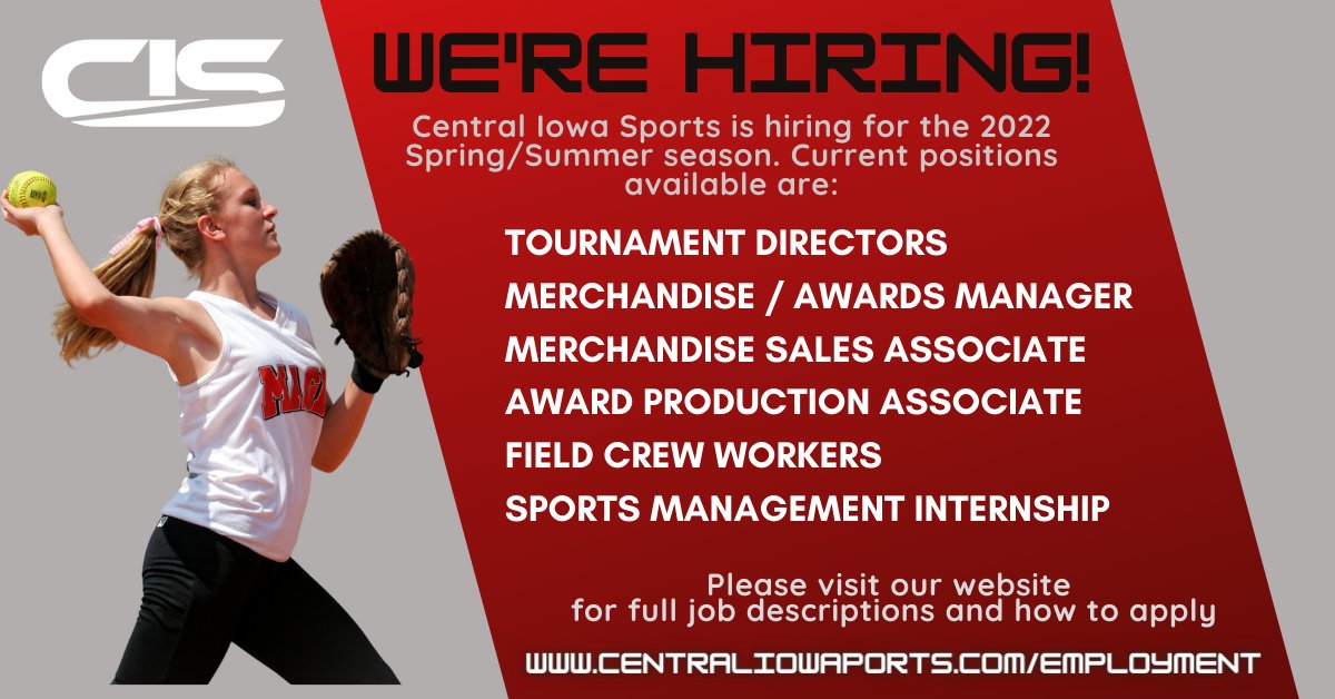 midwestusssa's tweet photo. We're Hiring! 

We have some great positions open for our 2022 Spring/Summer season. If you or someone you know is interested, click on the link below to see the full job descriptions and apply today! 
https://t.co/vVlETqb9lp

Application:
https://t.co/htztQGurgY https://t.co/panKY9yTxf