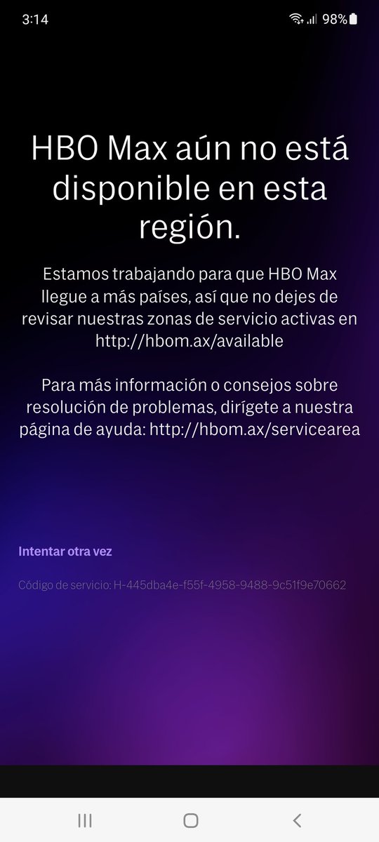oldegwitz's tweet photo. @HBOMaxSoporte Lo mismo por aquí https://t.co/QVmz2LsYlX